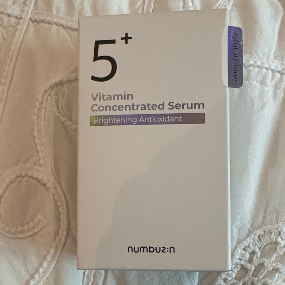 Numbuzin Vitamin Concentrated Serum brightening antioxidant glutathione